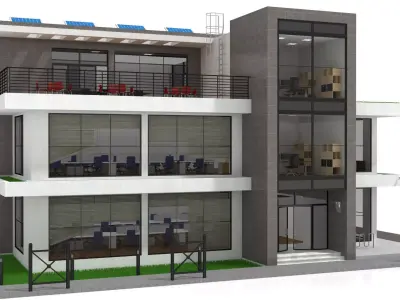 Office Building 3D model
