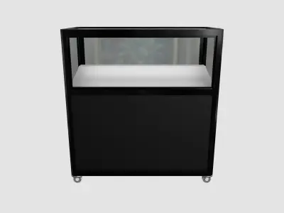 Glass Table Showcase 2 3D model