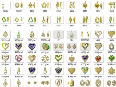 8000 Women pendant jcd 3D print model