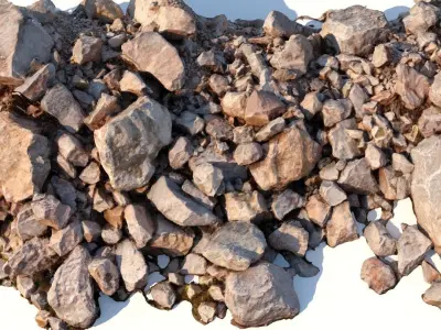 Stone Beach 3D model