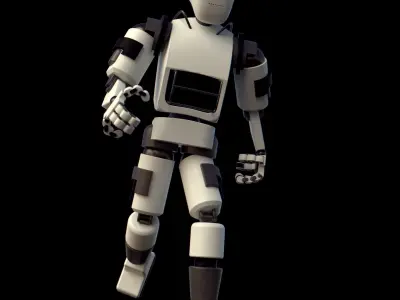 Ender-6655 Robot Low-poly 3D model