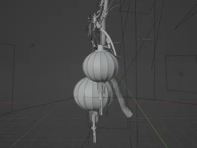 Chinese Lantern 3D Model 3D model