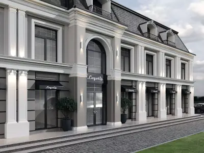 Cafe restaurant 3D model