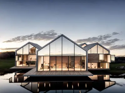 Sommer Residential Villa Revit 3D Model Low-poly 3D model