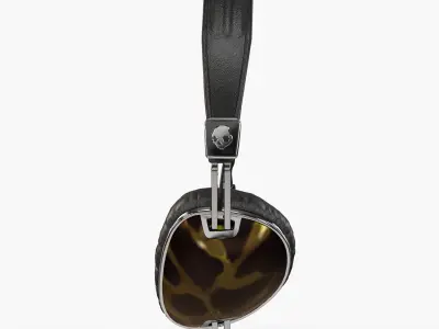Skullcandy Navigator Tortoise headphones 3D model