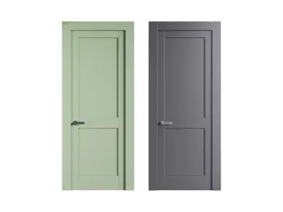Modern entrance door 40 3D model