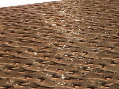 15 floors collection Low-poly 3D model