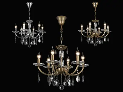 69406x Stregaro Osgona Chandelier 3D model