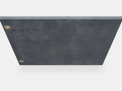 KALLVIKEN Door 4 Low-poly 3D model