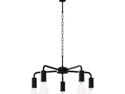 Chandelier VITALUCE Edwin 5xE27 max 60W 3D model