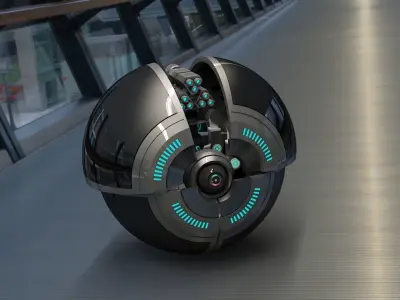 Spider Robot v2 3D model