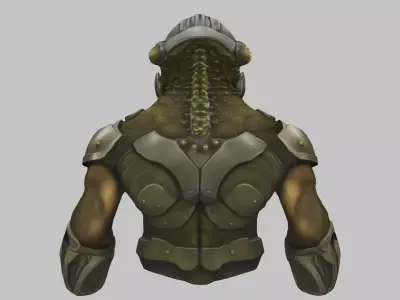 Warlord Sentinel Low-poly 3D model