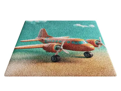 Kids Carpet Set 48 3D model