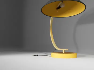 Adriana Bedside Lamp-lampshade Low-poly 3D model