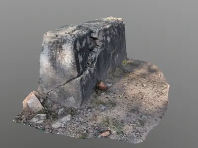 Scanned 3D Model Low Poly Pack Low-poly 3D model