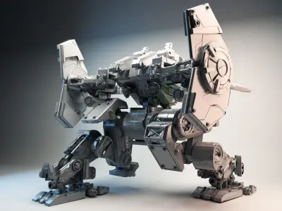 3D model Robot war Mk1 3D model