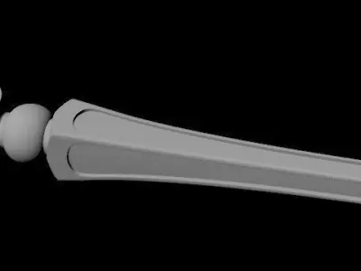 leg High quality 3d models for processing on a cnc machine  3D model purchase