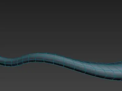 handle Low-poly 3D model