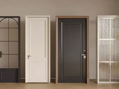 bedroom door 3D model purchase