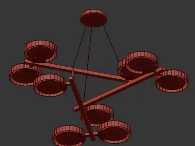 Brant chandelier 3D model