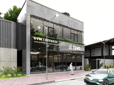 SmathGym le chinese restaurant and coffee shop 3D model