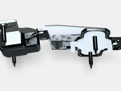 UTRUSTA Hinge 4 Low-poly 3D model