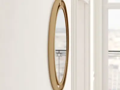 Terwilliger Accent Wall Mirror 3D model