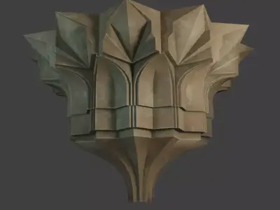 Muqarnas 1 of Sheikhee Abdulqader Efendi Mosque 3D model