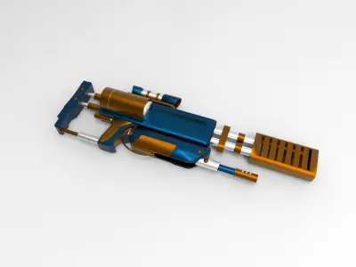 scifi Part artilery 3D print model