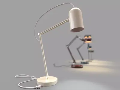 PBR Table Lamps Low-poly 3D model purchase