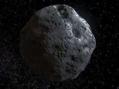 Detailed hight-poly asteroid 3D model