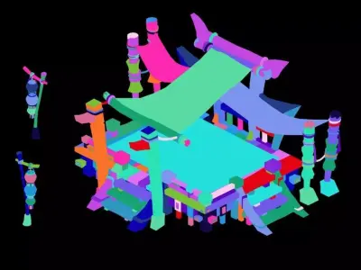 Xiqiao City - Podium 21 3D model