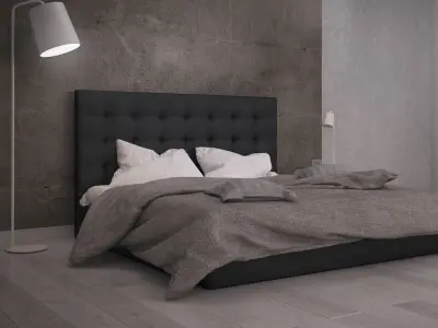 Bed collection four different beds 3D model