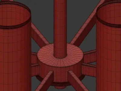 Kelly Wearstler LIAISON ONE TIER Chandelier 7 3D model