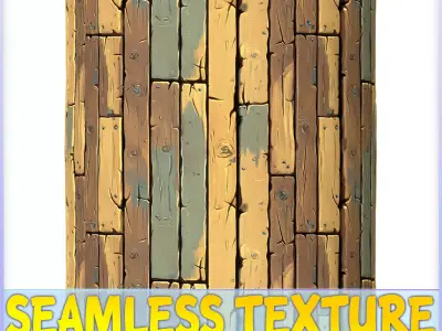 Stylized Wood Floor Seamless Texture Texture 5