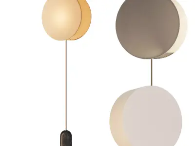 Simonemarcel Pendolo Black Marble 3D model