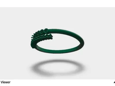 Women Wedding Ring 3D print model