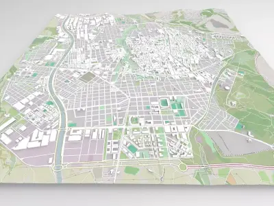 Cityscape Terrasa Spain 3D model