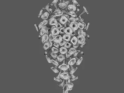 890051 Artglass Lightstar Sconce 3D model