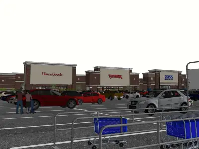 Retail Plaza  3D model