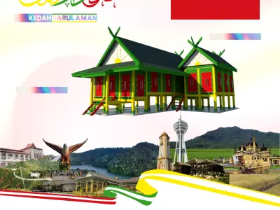 RUMAH TRADISIONAL MELAYU KEDAH DARUL AMAN Free 3D print model