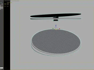 Outdoor Rotating Balance Disc for Playgrounds and Parks 3D model