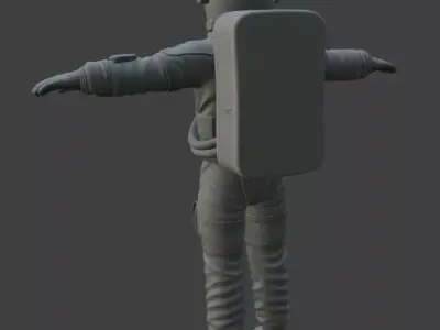 Spacesuit Astronaut EVA Suit 3D Model High Detail PBR 3D model