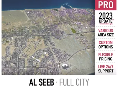 Al Seeb Low-poly 3D model