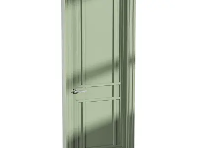 Modern entrance door 50 3D model