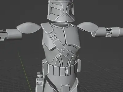 Phase 1 Animated Commander Bandolier and Holster Add-on Kit 3D print model