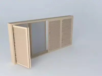 janelaedson sliding door Free 3D model