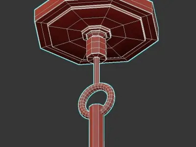 Joliet 6 pendant light 3D model