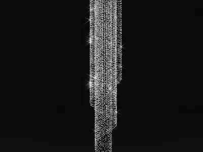 Crystal Chandelier 3D model