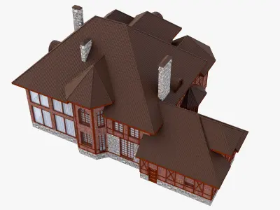 Cottage house 3D model